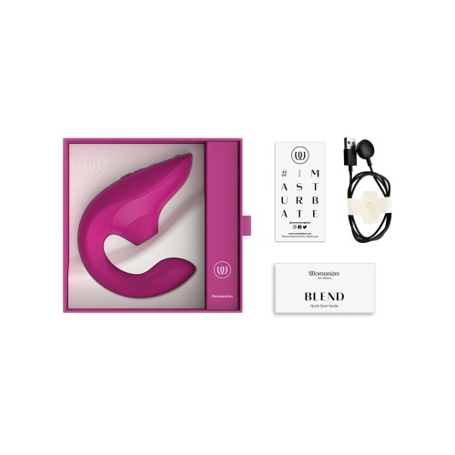 Womanizer Blend - Vibrant Pink Dual Vibrator