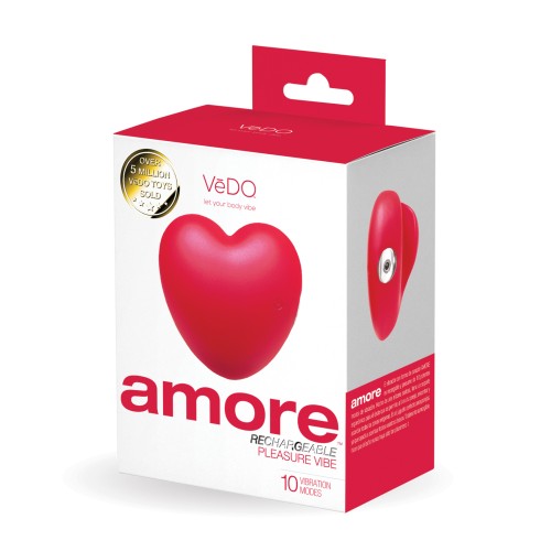 Vibrador Recargable VeDo Amore - Rojo