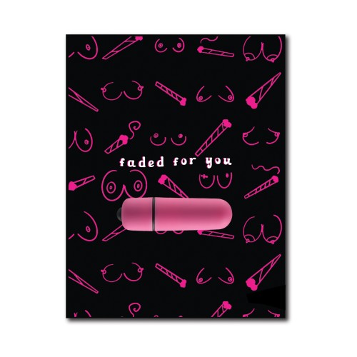 420 Foreplay Greeting Card with Vibrator