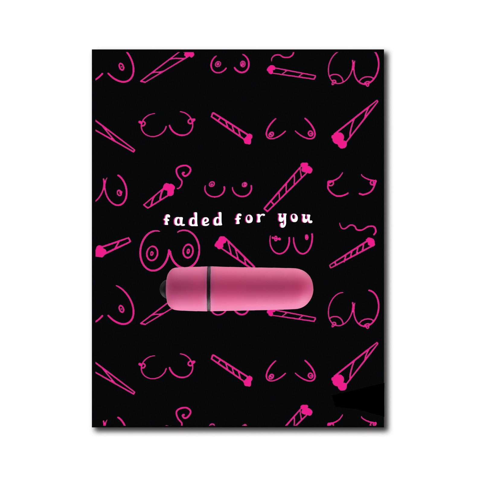 420 Foreplay Greeting Card with Vibrator