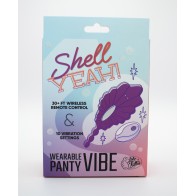 Natalie's Toy Box Shell Yeah Vibrador de Panty Púrpura