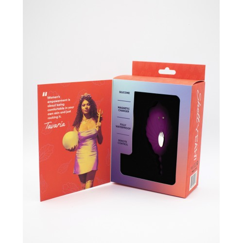 Natalie's Toy Box Shell Yeah Wearable Vibrator Purple