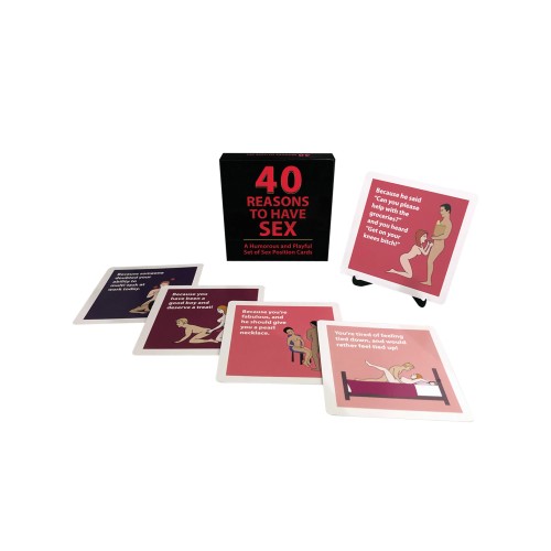 40 Reasons to Have Sex Fun Card Set