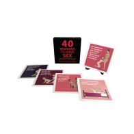 40 Reasons to Have Sex Fun Card Set