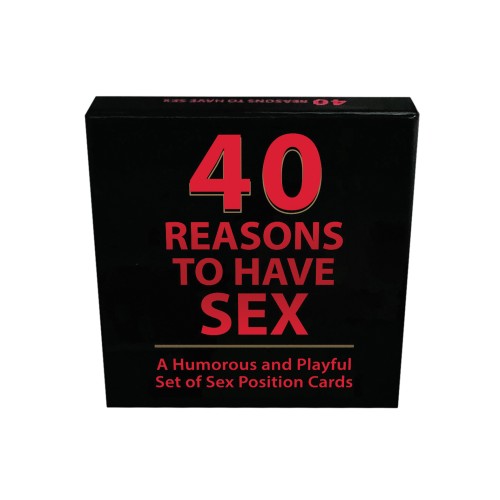 40 Reasons to Have Sex Fun Card Set