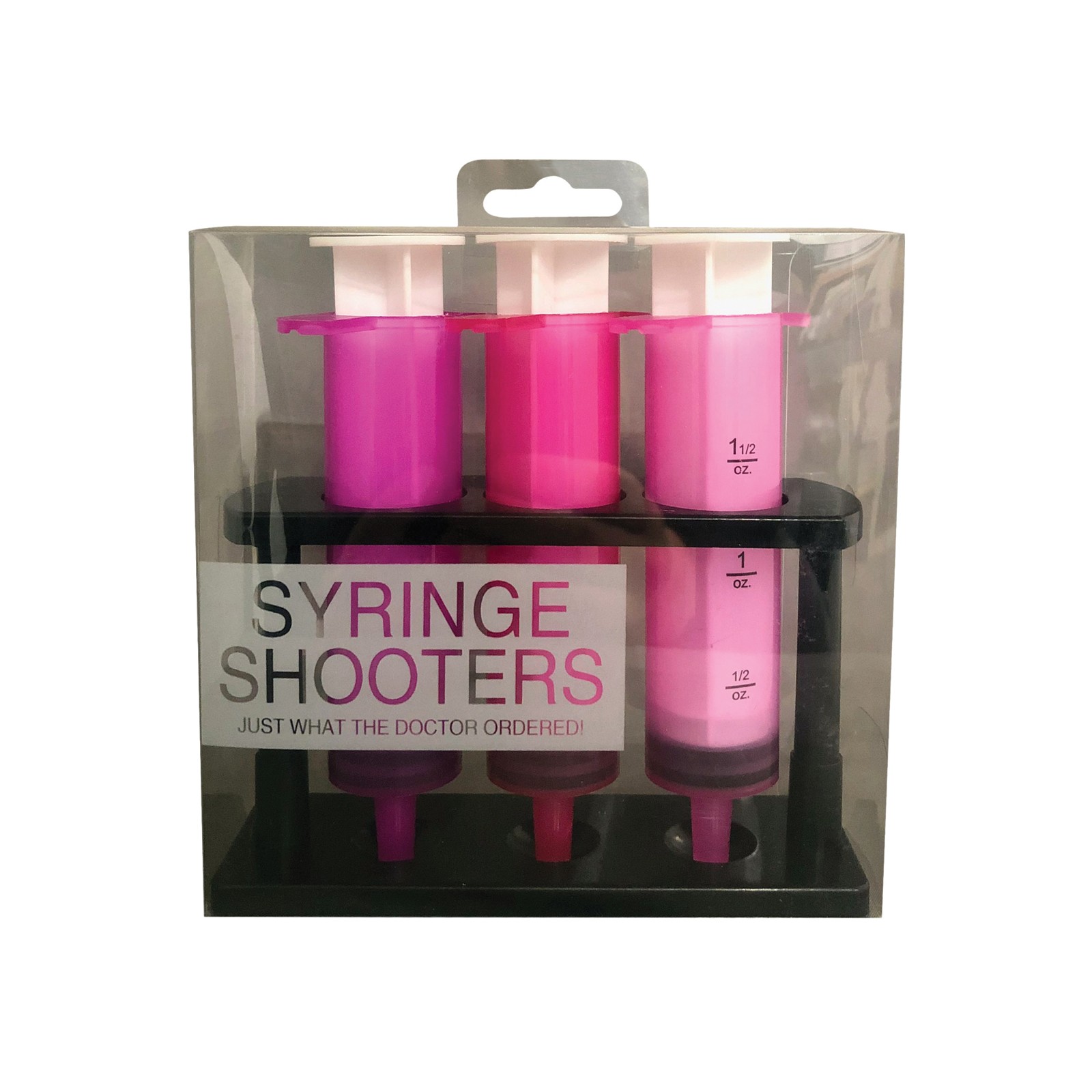 Pink Syringe Shooters Set of 3 for Parties