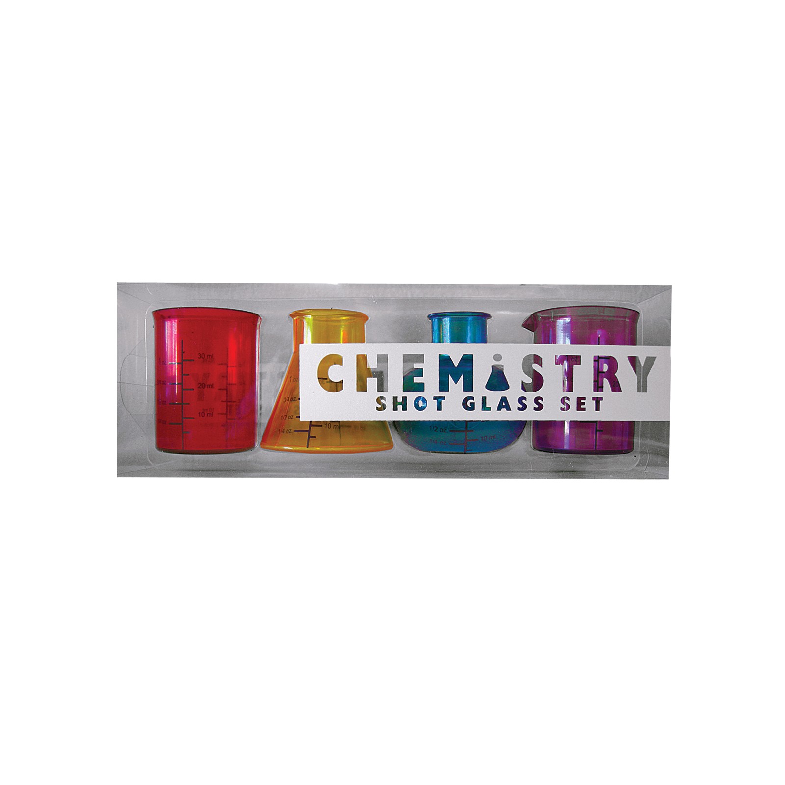 Chemistry Shot Glass Set of 4