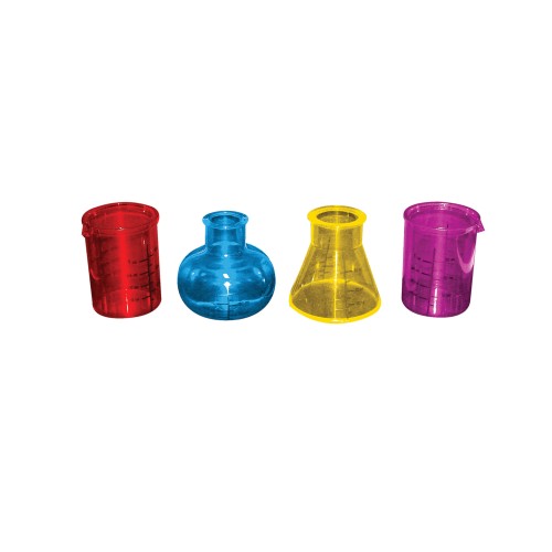 Juego de Vasos de Química Set de 4