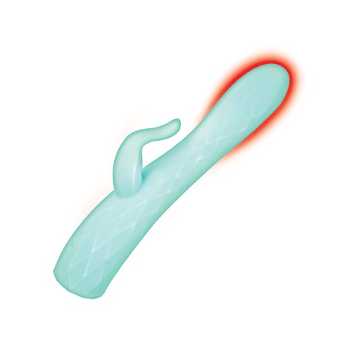 Vibrador Goddess Calentable y Rotativo - Aqua