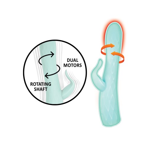 Goddess Heat-up & Rotating Vibrator - Aqua