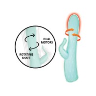 Goddess Heat-up & Rotating Vibrator - Aqua