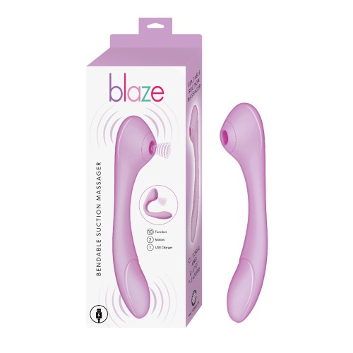 Blaze Bendable Suction Massager Lavender - Flexible and Powerful