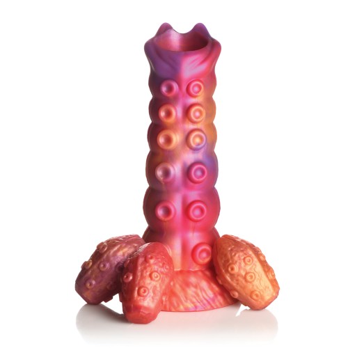 Creature Cocks Nymphoid Ovipositor Silicone Dildo with Eggs - Multi Color