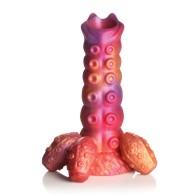 Creature Cocks Nymphoid Ovipositor Silicone Dildo with Eggs - Multi Color