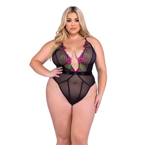 Peony Paradise Teddy - Black 1X