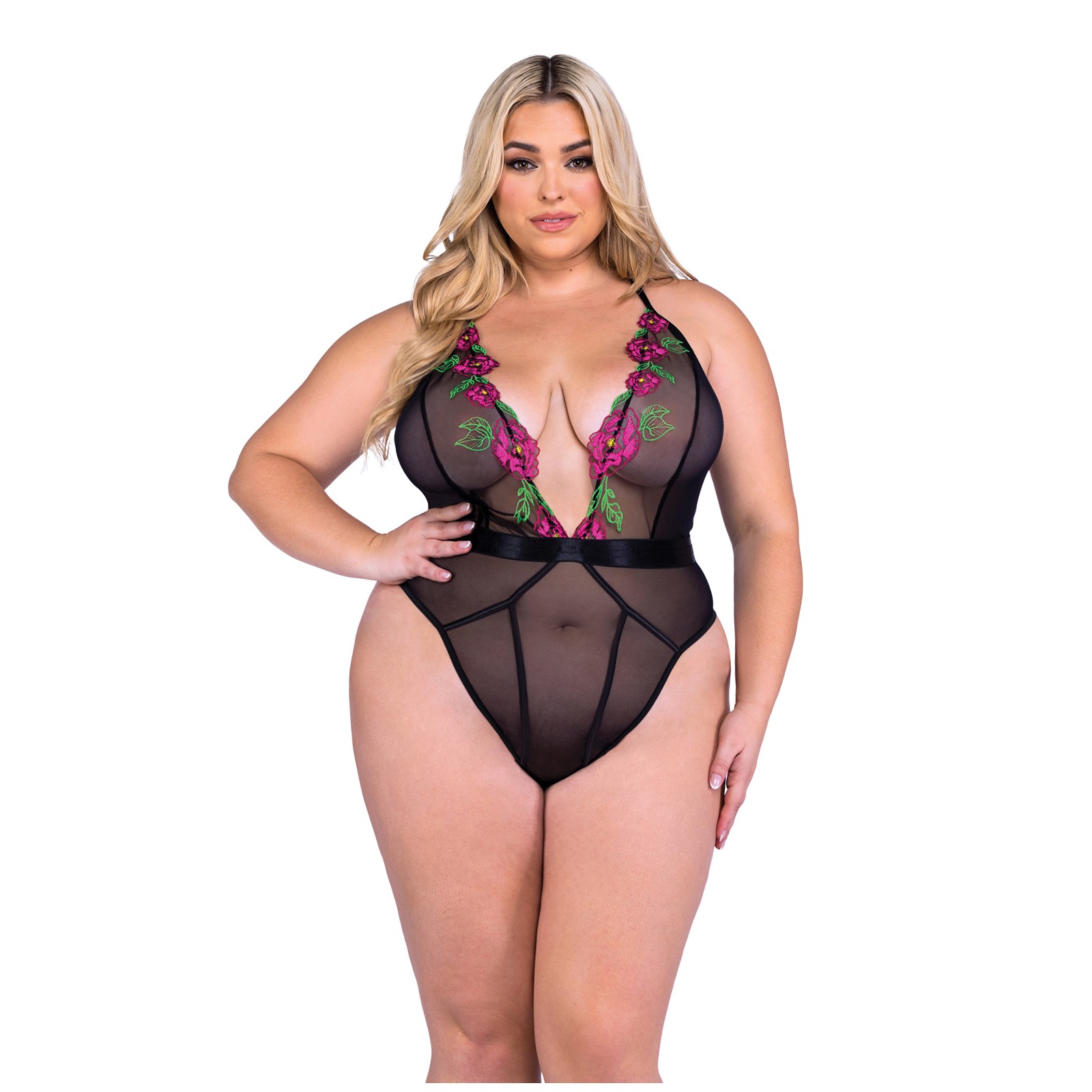 Peony Paradise Teddy - Black 1X