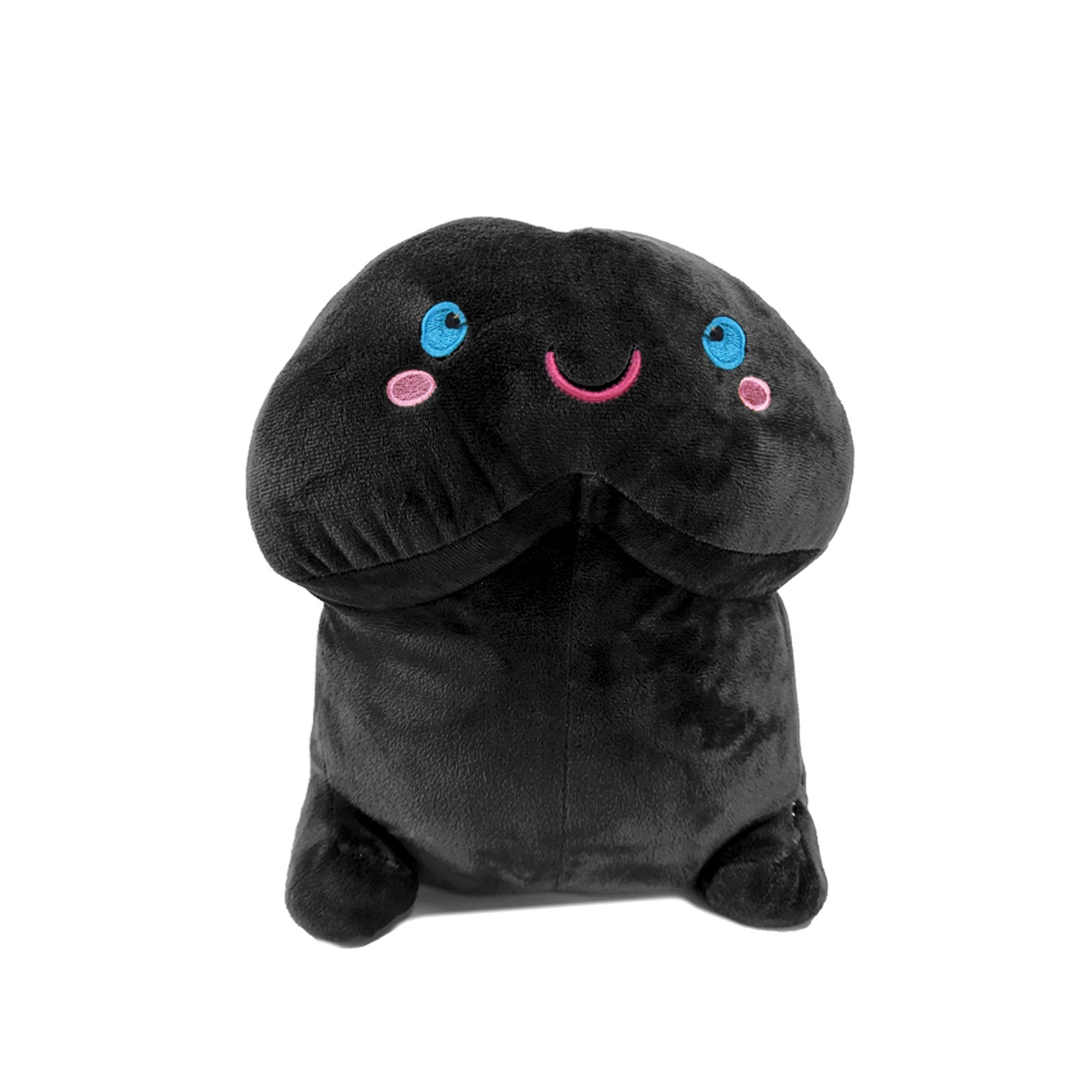 Peluches de Pene Corto Shots - Negro 8 Pulgadas