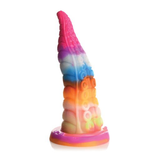 Rainbow Glow-in-the-Dark Tentacle Dildo