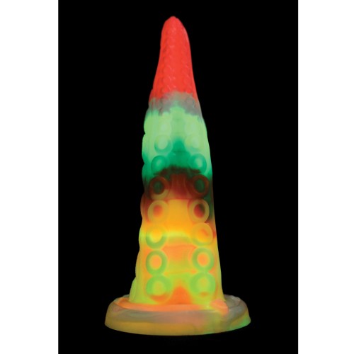 Rainbow Glow-in-the-Dark Tentacle Dildo