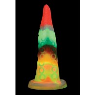 Rainbow Glow-in-the-Dark Tentacle Dildo