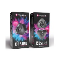 Vibrador Mystim Hearts Desire eStim Layon Negro Comprar Online