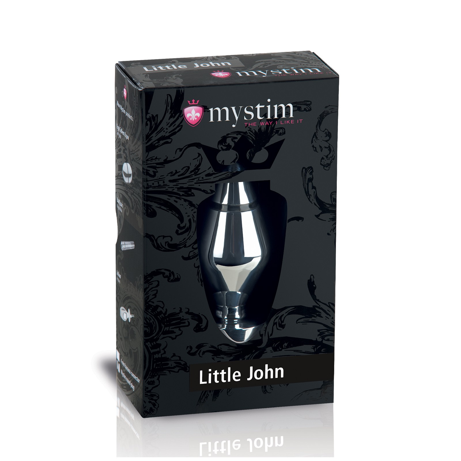 Buttplug Pequeño Aluminium Little John Plata