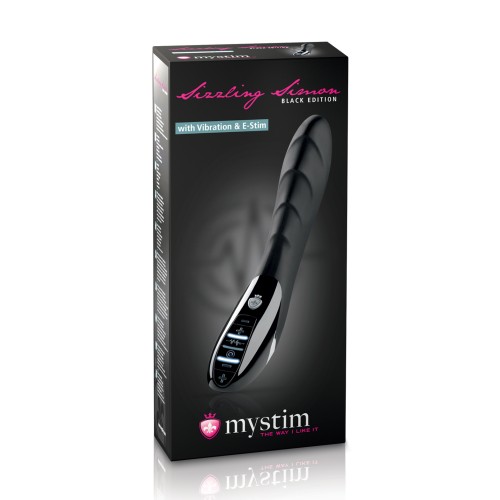 Vibrador eStim Black Edition Sizzling Simon de Mystim