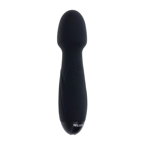 Selopa Power Trip Wand Vibrator Black - Powerful and Stylish