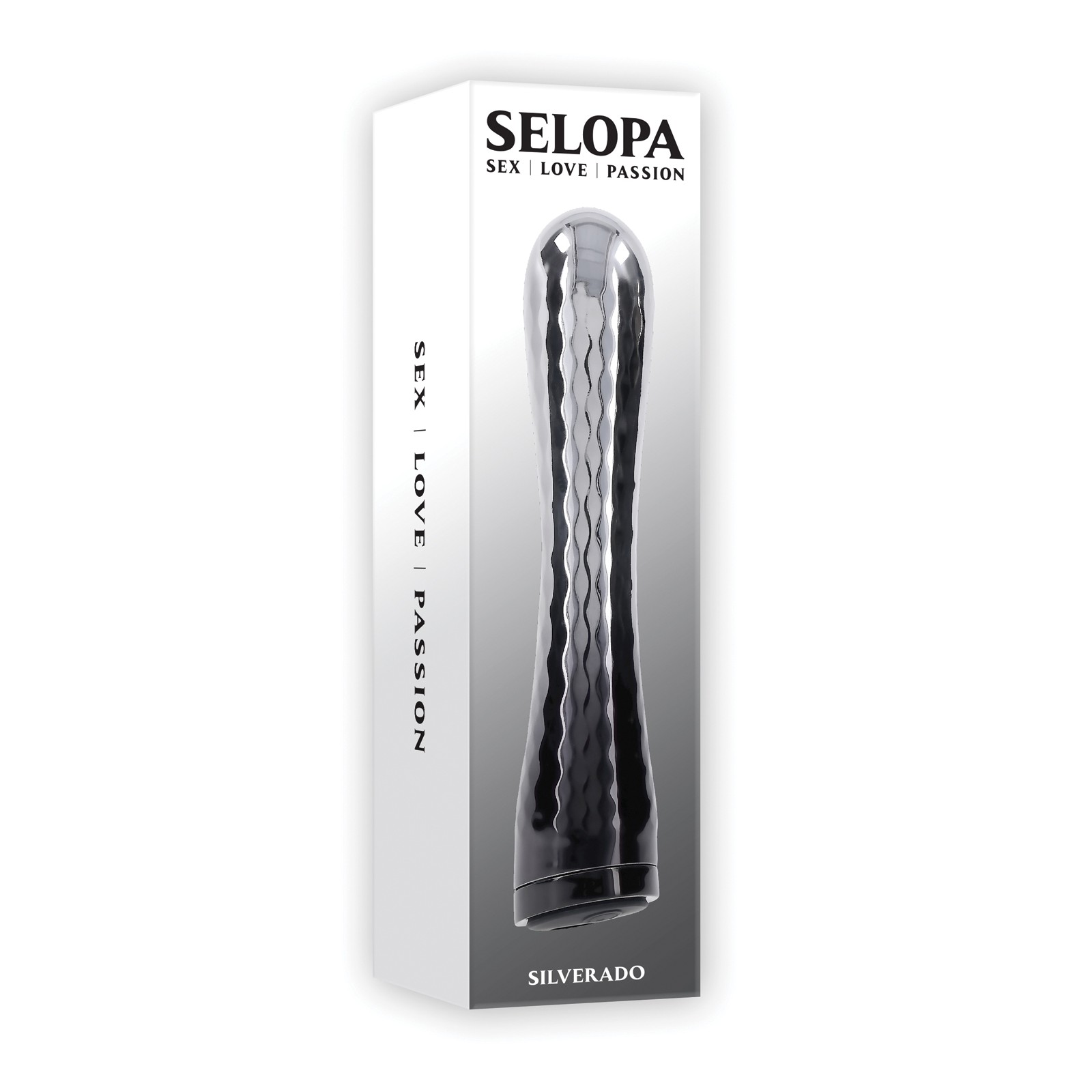 Vibrador Bala Selopa Silverado Gris Negro