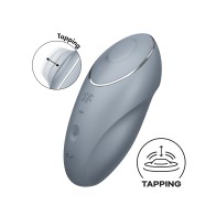 Satisfyer Tap & Climax 1 Blue Grey