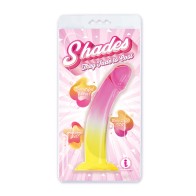 Dong Grande de Gel TPR Gradiente Rosa Amarillo