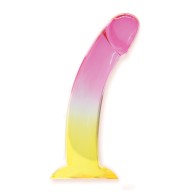 Dong Grande de Gel TPR Gradiente Rosa Amarillo