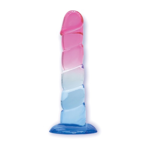 Shades Jelly Swirl TPR Dong Small Pink/Blue Buy Online