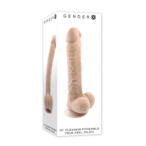 Dildo Gender X Flexskin Poseable True Feel para Placer Realista