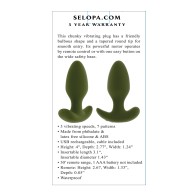 Selopa El Coronel Plug Vibrador - Verde