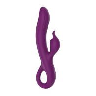 Vibrador Dual Wild Pop Vibe Lola Rabbit - Morado