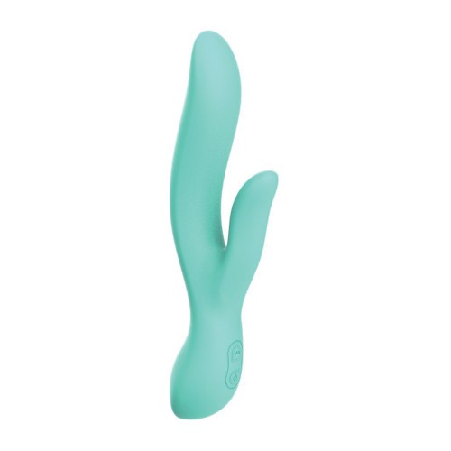 Vibrador Dual Wild Pop Vibe Molly Rabbit Aqua