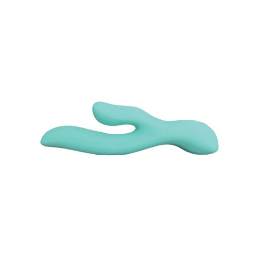 Vibrador Dual Wild Pop Vibe Molly Rabbit Aqua