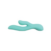 Vibrador Dual Wild Pop Vibe Molly Rabbit Aqua