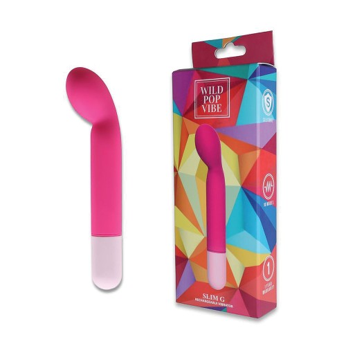 Vibrador Slim G Wild Pop - Rosa