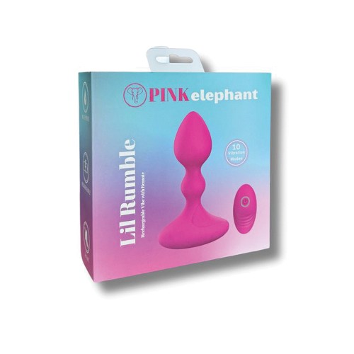 Pink Elephant Lil Rumble Rechargeable Vibe Remote