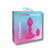 Vibrador Recargable Pink Elephant Lil Rumble Control Remoto