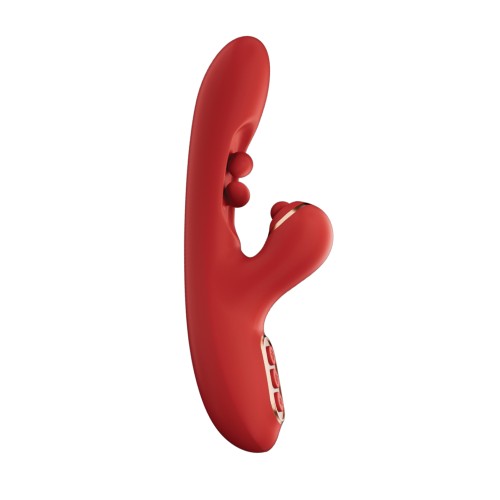 Vibrador G-Spot que Wiggles - Edición Color Rojo