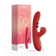 Vibrador G-Spot que Wiggles - Edición Color Rojo