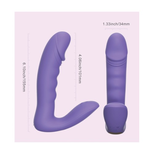 RORA App-Controlled Rotating G-Spot Vibrator Purple - Ultimate Pleasure