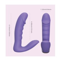 Vibrador RORA Controlado por App Púrpura - Placer Supremo