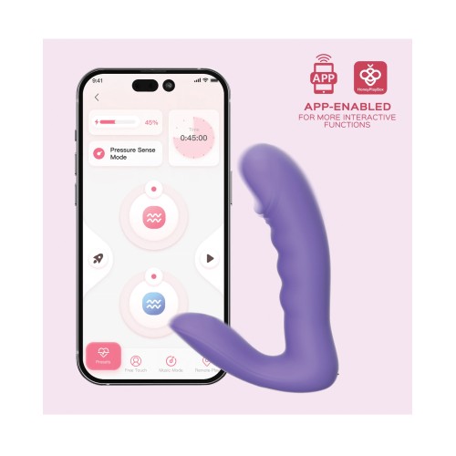 Vibrador RORA Controlado por App Púrpura - Placer Supremo