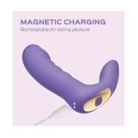 RORA App-Controlled Rotating G-Spot Vibrator Purple - Ultimate Pleasure