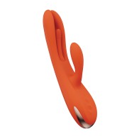 Terri App Controlled Kinky Rabbit Vibrator - Orange