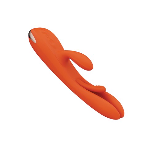 Terri App Controlled Kinky Rabbit Vibrator - Orange